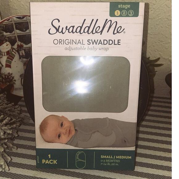SwaddleMe Original Swaddle - Size Small/Medium, 0-3 Months Gray - Picture 1 of 5